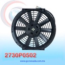 MOTOR ELECTRO VENTILADOR UNIV 13" L ASPA RECTA 80W 12V NEVADA ASIA