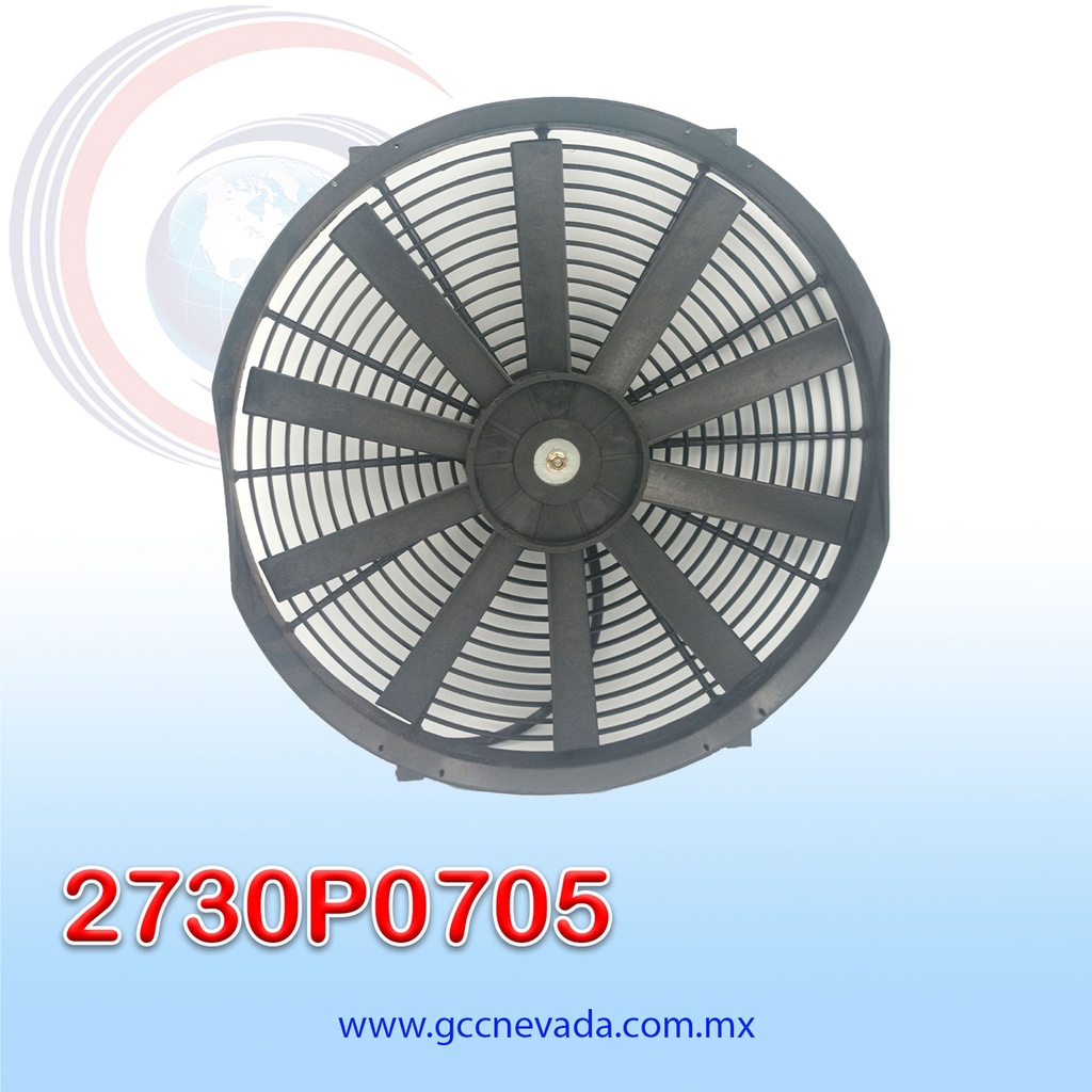 MOTOR ELECTRO VENTILADOR UNIV 16" L ASPA RECTA 130W 12V 4 CARBONES NEVADA ASIA
