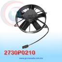MOTOR ELECTRO VENTILADOR UNIVERSAL 10" L ASPA RECTA 12 V SPAL ITALIA