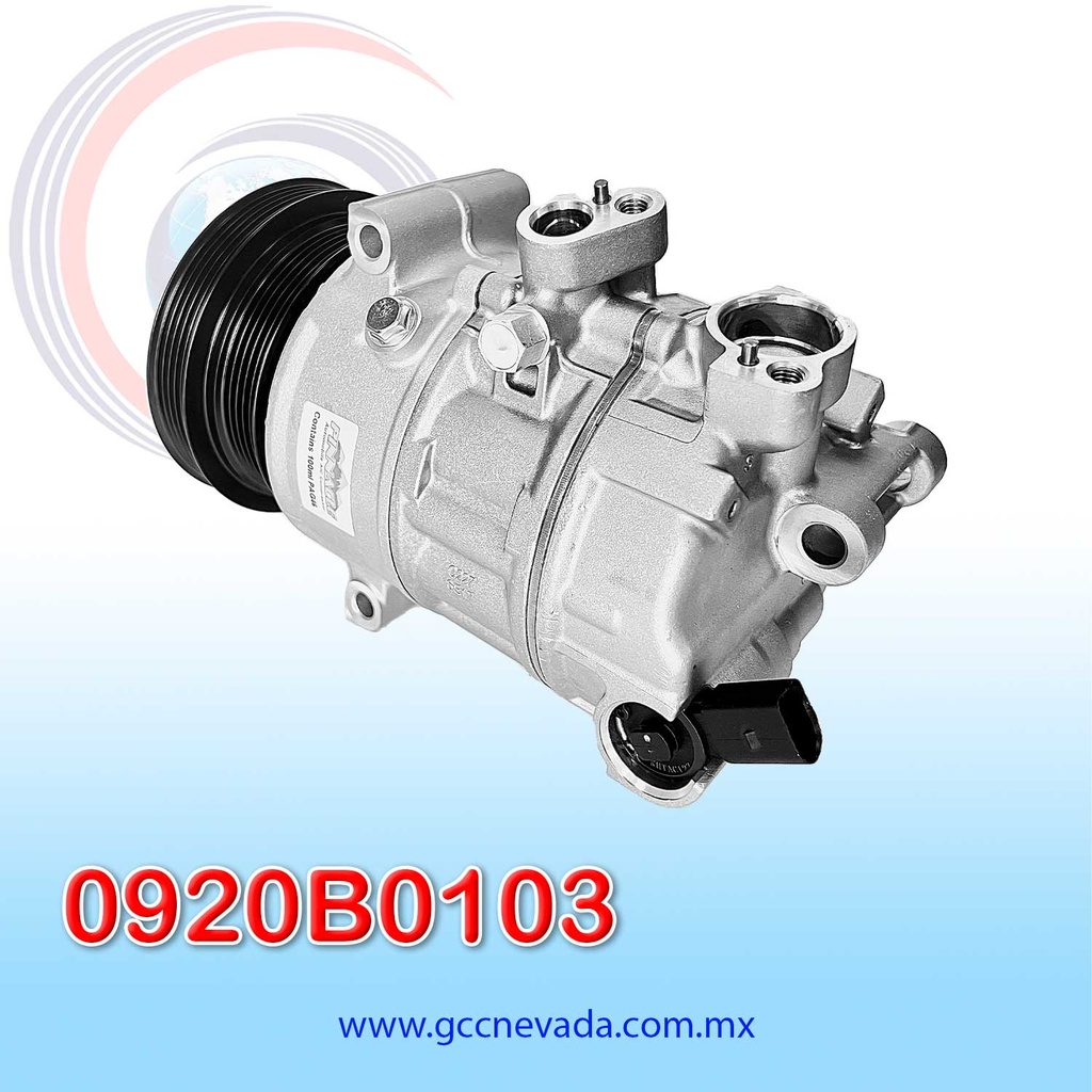 COMPRESOR VW JETTA AÑO 05/14 / GOLF 10/14/ BEETLE 06/17 DOBLE POLEA ASIA