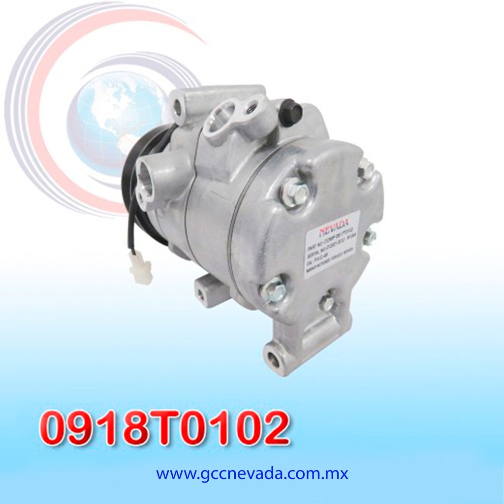 COMPRESOR TOYOTA TERIOS / SUZUKI ALTO AÑO 08/12 T/P 6PK NEVADA ASIA