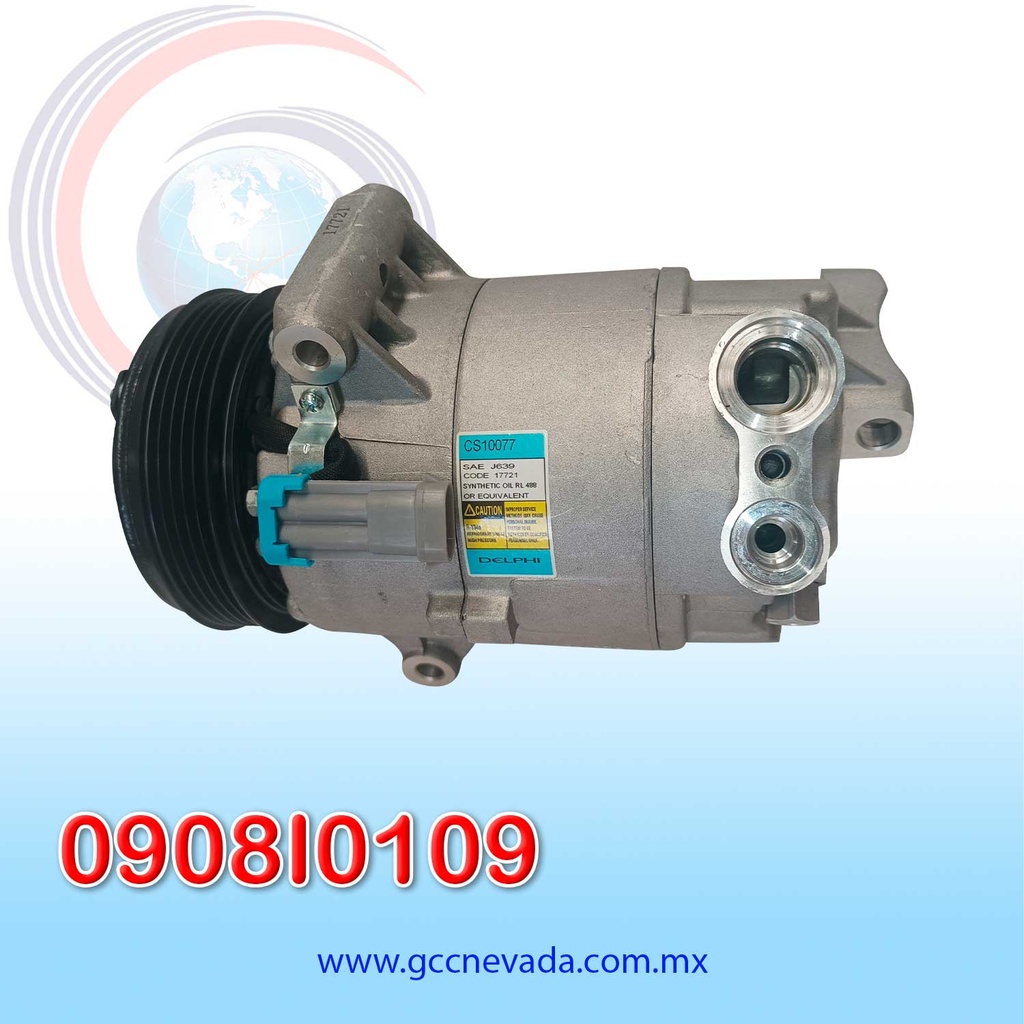 COMPRESOR CHEVROLET CAVALIER AÑO 02/05 / MALIBU AÑO 10/12 5PK 12V DELPHI BRASIL