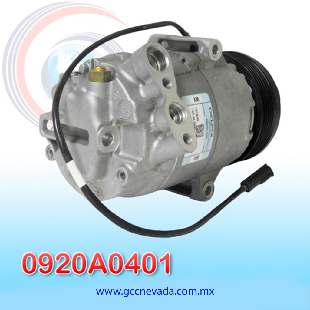 COMPRESOR VOLKSWAGEN GOLF 1.8 T/P 6PK DELPHI BRASIL