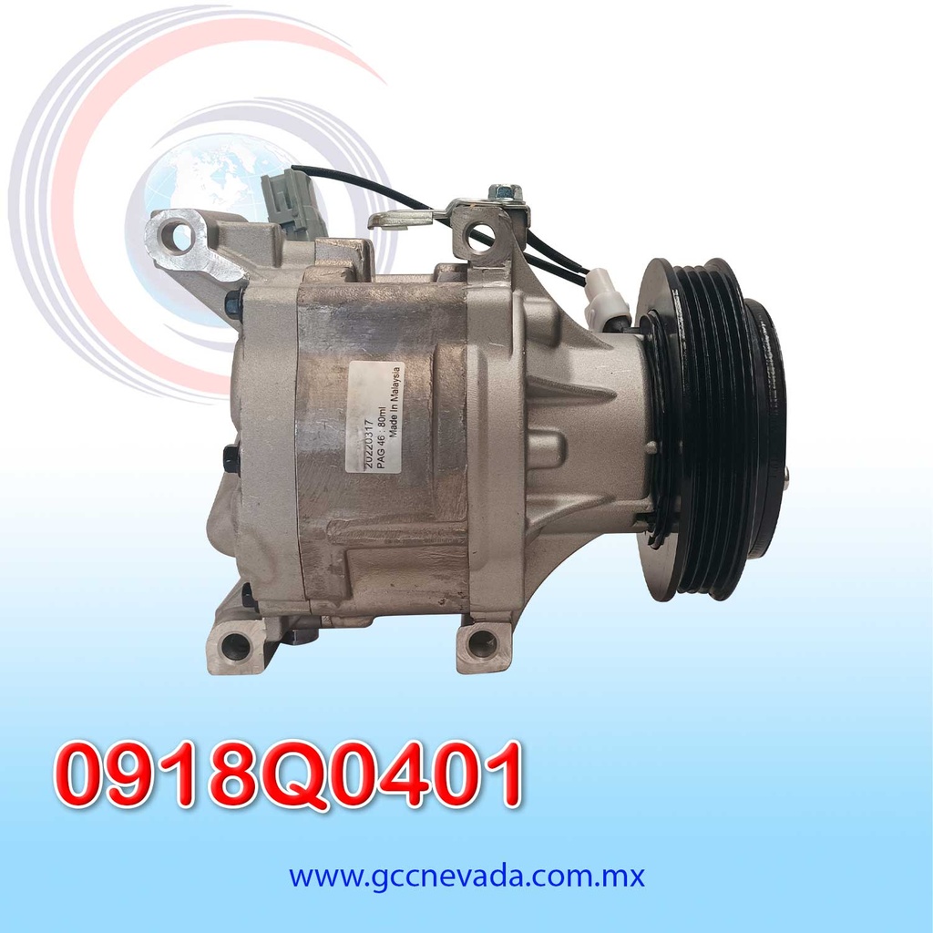 COMPRESOR TOYOTA YARIS AÑO 00/07 T/P 4PK ASIA