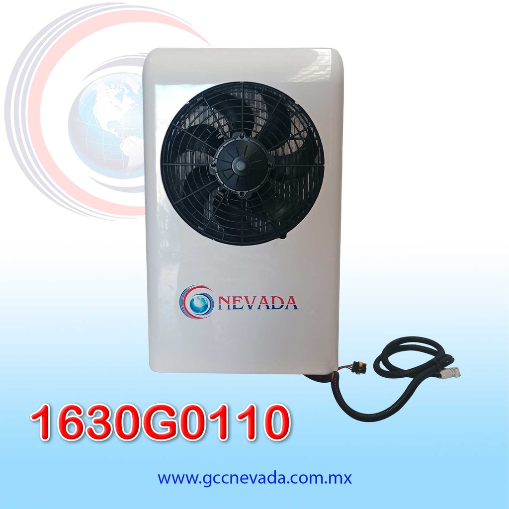 EQUIPO A/C UNIVERSAL ELECTRICO 4 REJILLAS P/TRANSPORTE PESADO 12000 BTU 12V R-134-A NEVADA ASIA