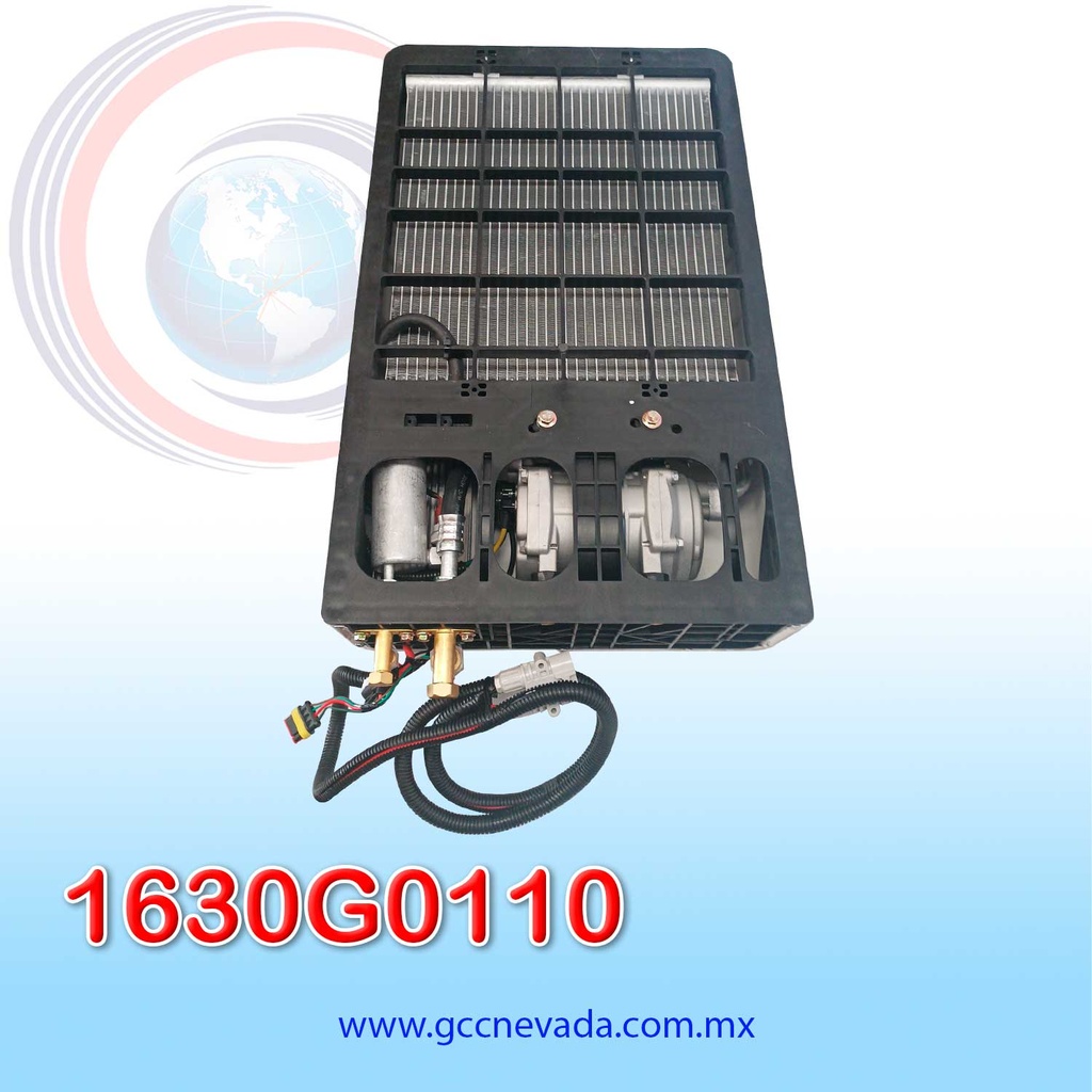 EQUIPO A/C UNIVERSAL ELECTRICO 4 REJILLAS P/TRANSPORTE PESADO 12000 BTU 12V R-134-A NEVADA ASIA
