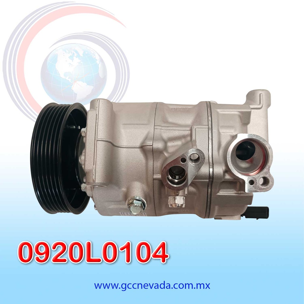 COMPRESOR VOLKSWAGEN AMAROK /JETTA AÑO 2019 / TIGUAN 2020 / CRAFTER AUDI Q3 2020 / SEAT IBIZA 16/18 / ATECA 17/18 1.2L/1.6L/2.0L T/P 6PK 110MM 12V PXE14 NEVADA ASIA