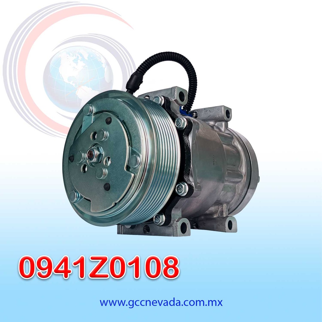 COMPRESOR 709 FREIGHTLINER R-134-A 12V T/P 8PK NEVADA ASIA