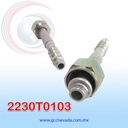 FITTING UNIVERSAL ORING 06 (5/16") RECTO T/ACERO (PAQ 10) IMP