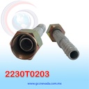 FITTING UNIVERSAL ORING # 08 (13/32") RECTO T/ACERO (PAQ 10) IMP