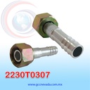 FITTING UNIVERSAL ORING # 10 (1/2") RECTO T/ACERO NEVADA (PAQ 10) ASIA