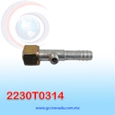 FITTING UNIVERSAL ORING # 10 (1/2") RECTO C/CARGADOR T/ACERO ( PAQ 10)