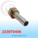 FITTING UNIVERSAL ORING # 12 (5/8") RECTO T/ACERO NEVADA (PAQ 10 ) ASIA