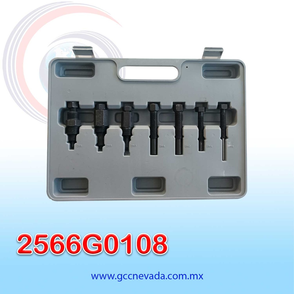 EXTRACTOR E INSTALADOR P/TAPA GM / NIPPOND / 505 / 507 / 508 / 510 (KIT 24 PZAS) NEVADA