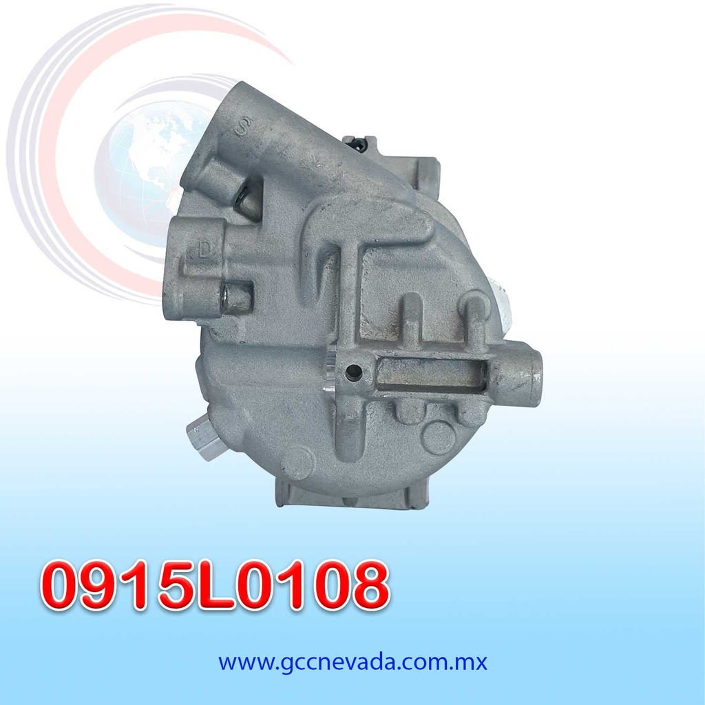 COMPRESOR NISSAN NP300 AÑO 16/19 / NV1500/2500/3500 12/21 / PATHFINDER 05/12 / XTERRA 05/07  GASOLINA DKS17D PV7 7PK 115MM 12V R-134-A  ASIA