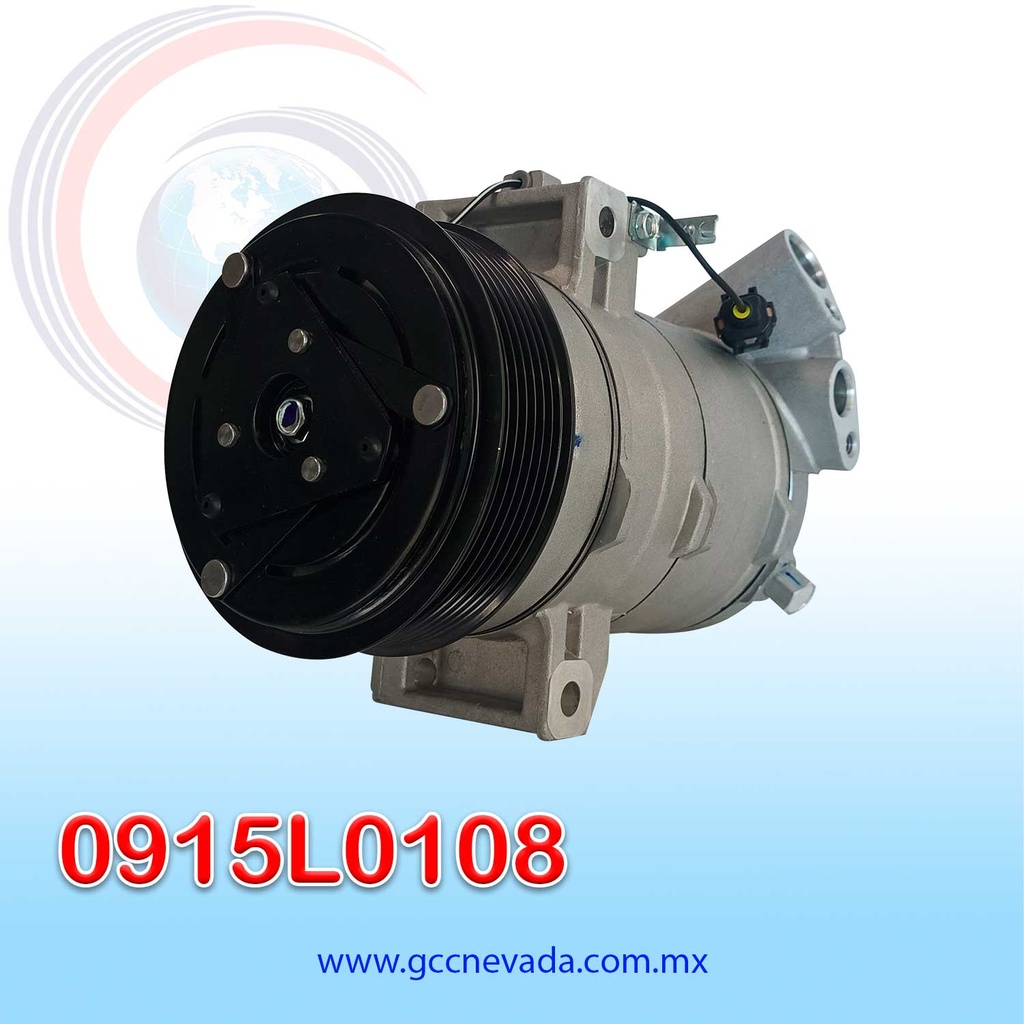 COMPRESOR NISSAN NP300 AÑO 16/19 / NV1500/2500/3500 12/21 / PATHFINDER 05/12 / XTERRA 05/07  GASOLINA DKS17D PV7 7PK 115MM 12V R-134-A  ASIA