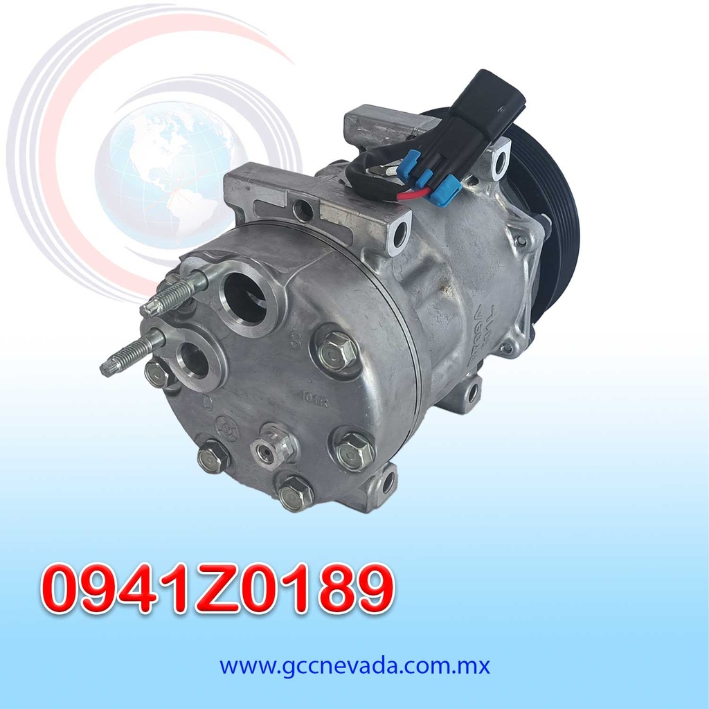 COMPRESOR 709 SANDEN SD7H15 4546 R-134-A T/P 6PK 132MM 12V SANDEN USA
