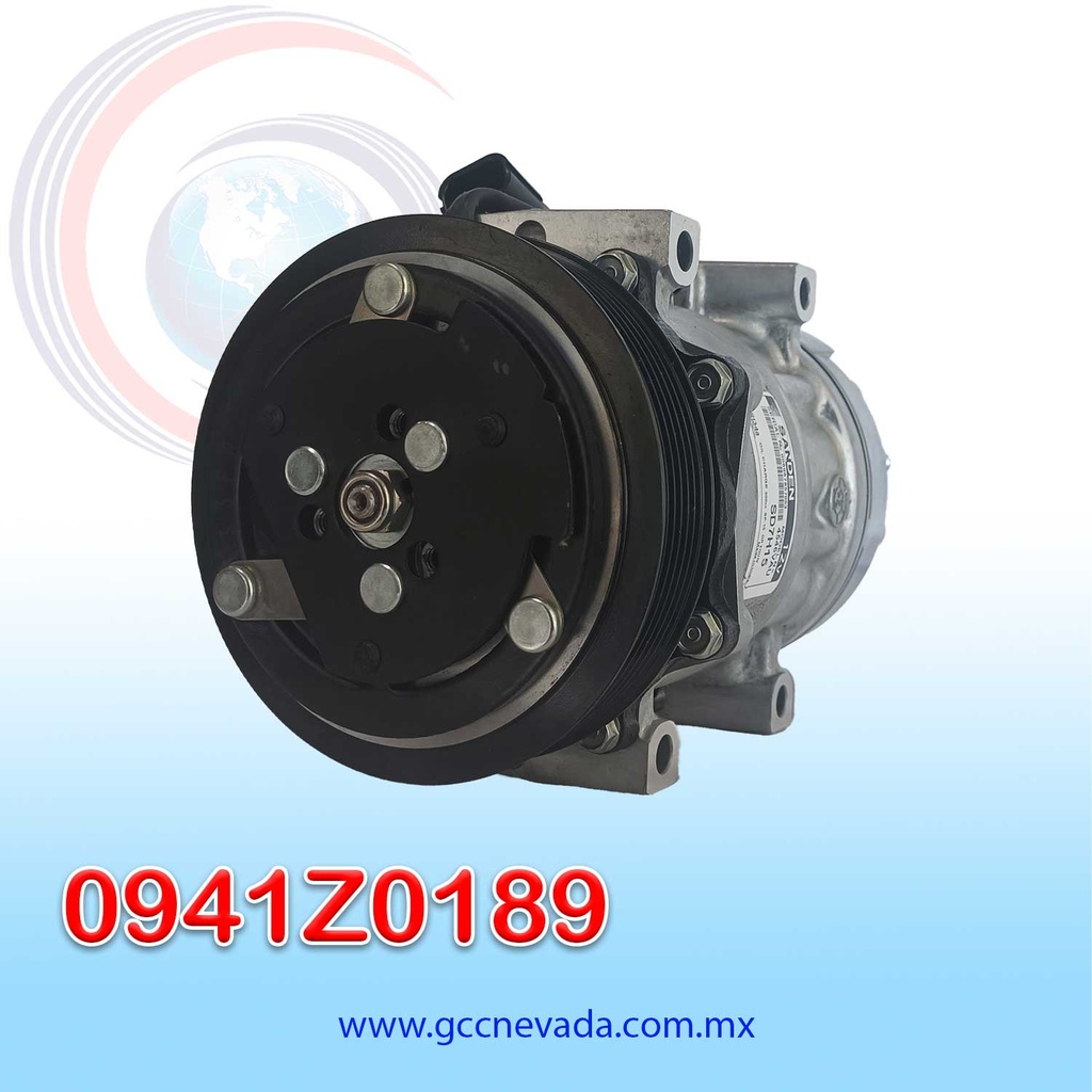 COMPRESOR 709 SANDEN SD7H15 4546 R-134-A T/P 6PK 132MM 12V SANDEN USA