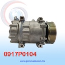 COMPRESOR RENAULT DUSTER MOD-1815 R-134- 7PK SANDEN FRANCIA