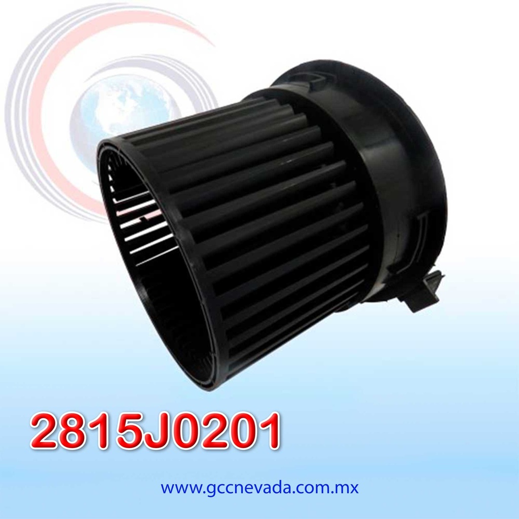 BLOWER MOTOR NISSAN JUKE AÑO 11/17 / CUBE 09/14 / LEAF 11/12 CW GIRO IZQUIERDO 12V C/T NEVADA ASIA