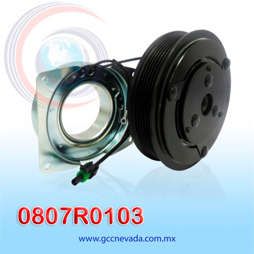 CLUTCH STD 6" YORK 6PK 12V NEVADA ASIA