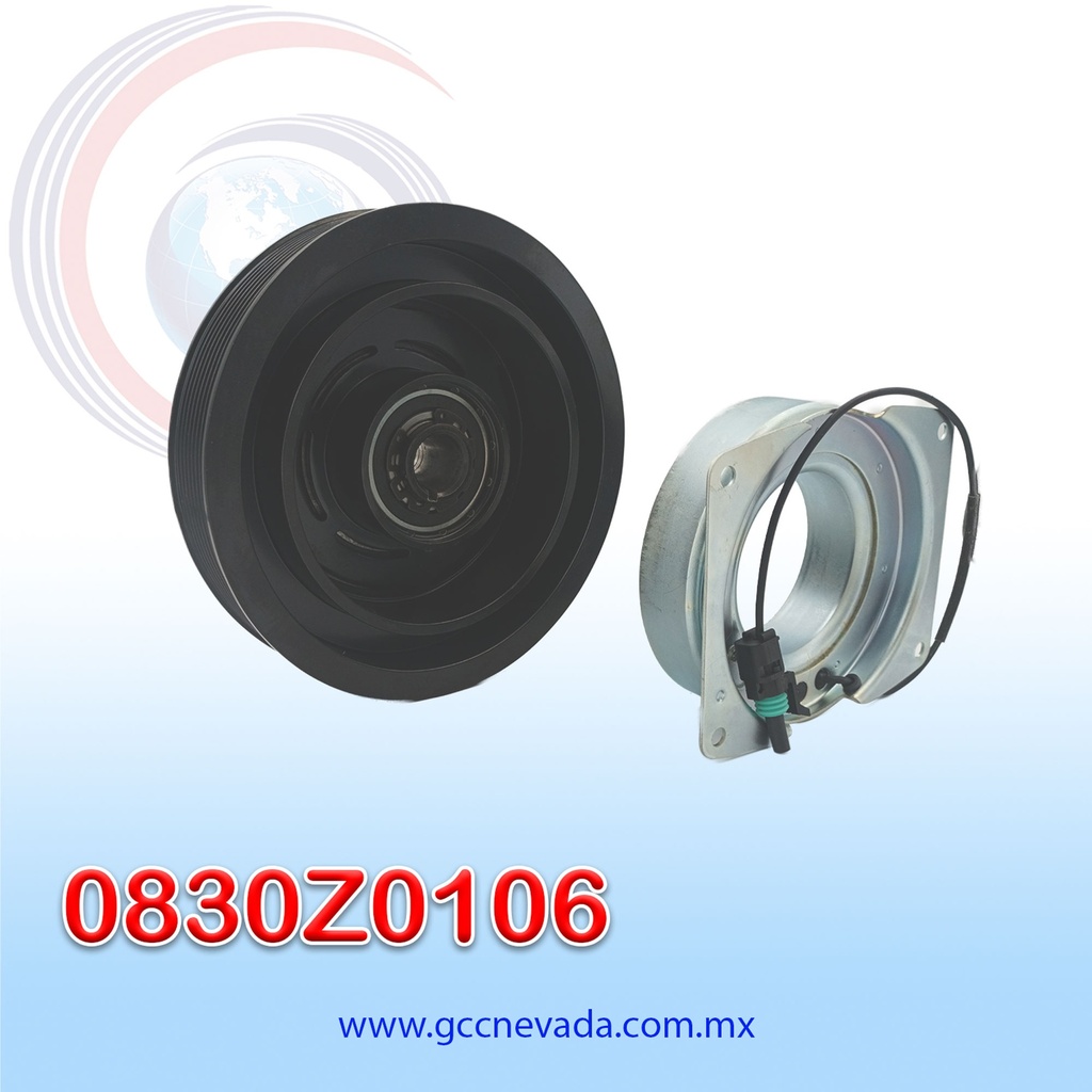 CLUTCH STD 7" YORK 8PK 12V NEVADA ASIA