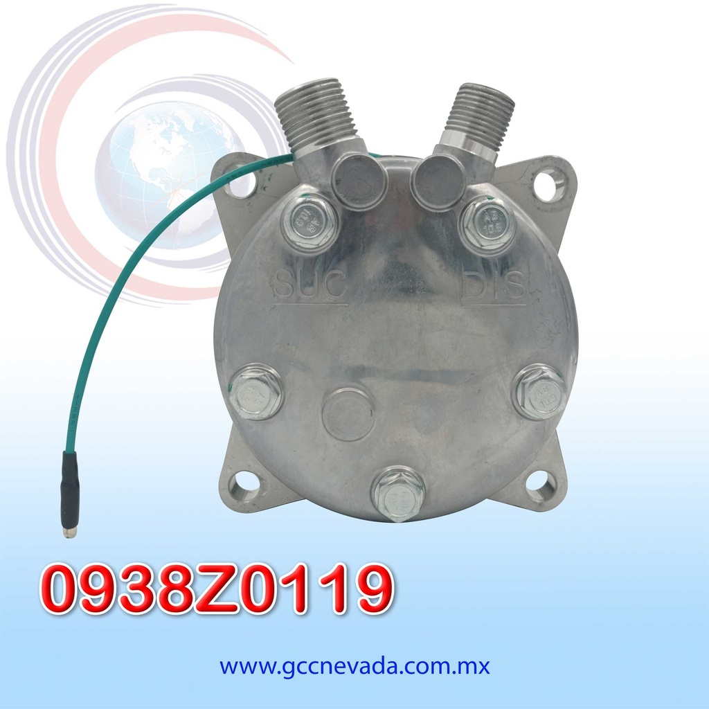 COMPRESOR 508 STD R-134-A 8 OREJAS ORING 24V 8PK NEVADA ASIA