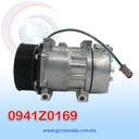 COMPRESOR 709 SD7H15 8295 SCANIA G410 AÑO 20/21 TOMA VERTICAL MUFFLER R-134-A T/P 10PK 120MM 24V NEVADA ASIA