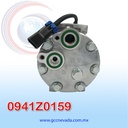 COMPRESOR 709 SD7H15 4085/4494/4757/4891 TOMA HORIZONTAL MUFFLER PAD WV R-134-A T/P 6PK 132MM 12V NEVADA ASIA