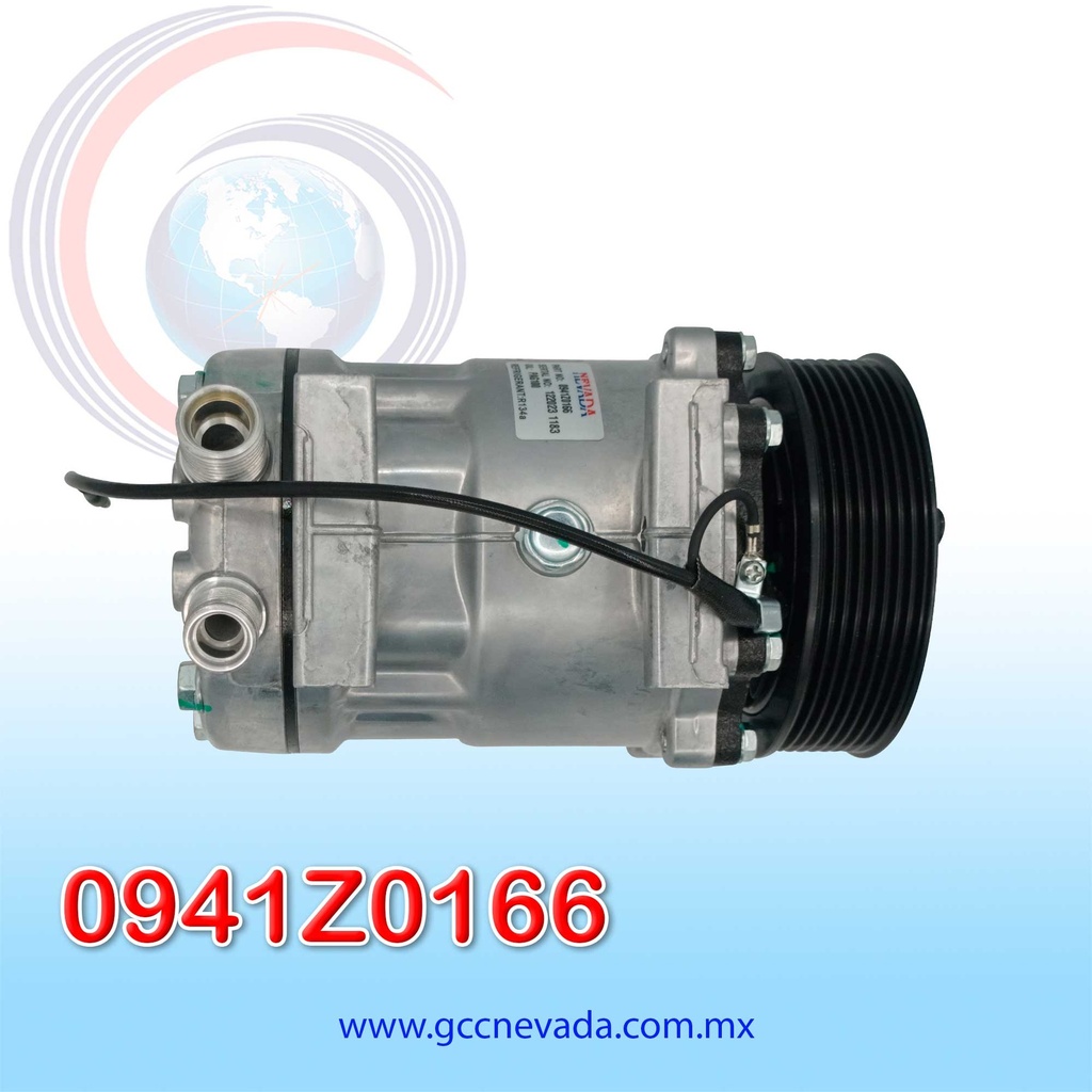 COMPRESOR 709 SD7H15 TOMA VERTICAL O-RING R-134-A T/P 8PK 24V NEVADA ASIA