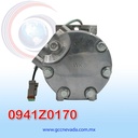 COMPRESOR 709 SD7H15 8295 SCANIA G410 AÑO 20/21 TOMA VERTICAL MUFFLER R-134-A T/P 8PK 120MM 24V NEVADA ASIA
