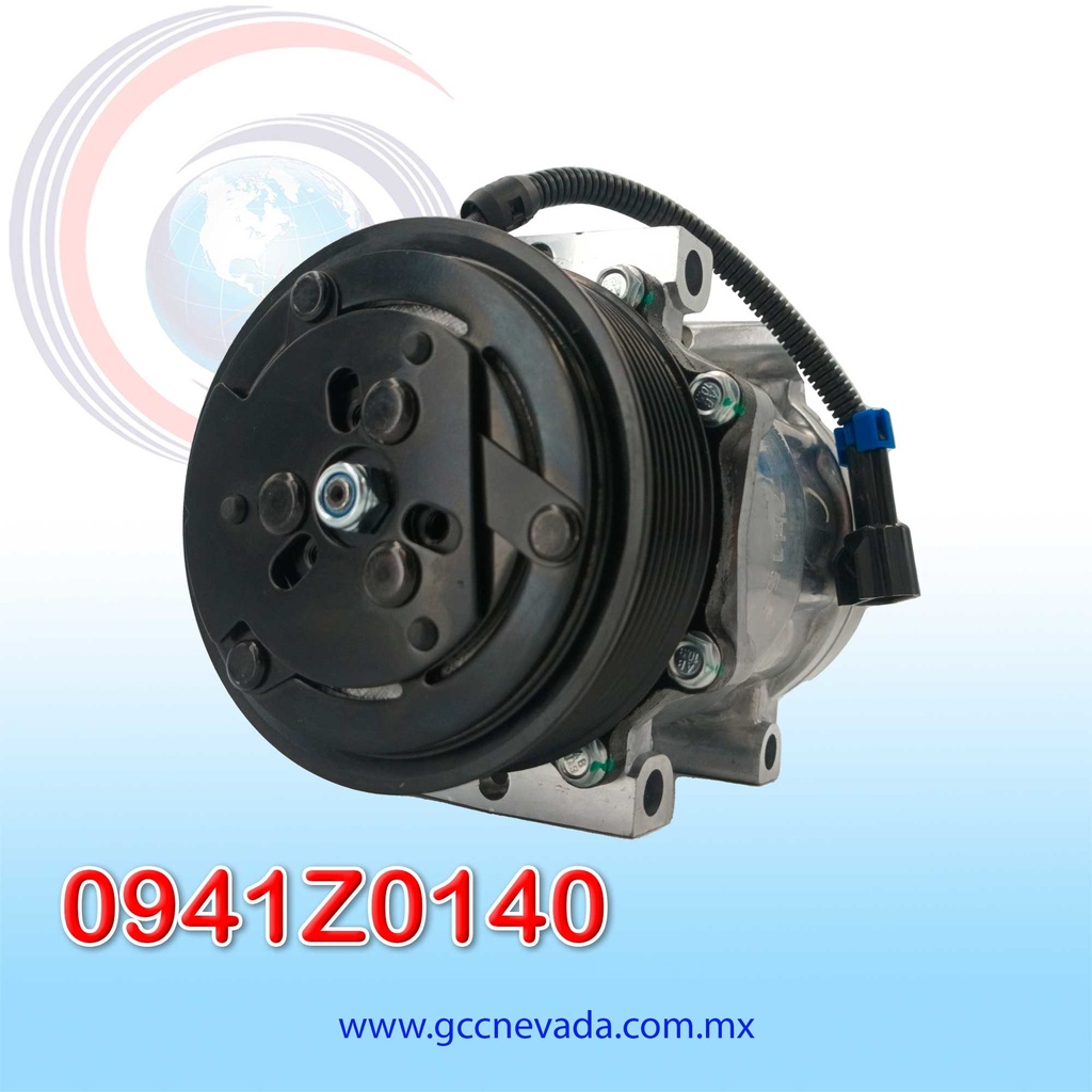 COMPRESOR 709 SD7H15 TOMA VERTICAL O-RING R-134-A T/P 8PK 123MM 12V NEVADA ASIA