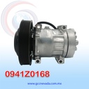 COMPRESOR 709 SD7H15 4326/4324/4116 VOLVO AÑO 08/09 VNM TOMA HORIZONTAL WD R-134-A T/P 8PK 176MM 12V NEVADA ASIA