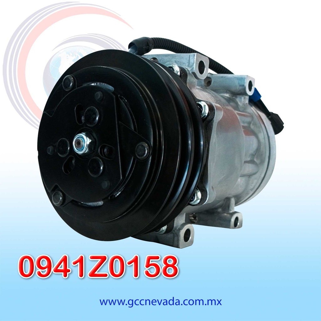 COMPRESOR 709 SD7H15 4113/4142 TOMA VERTICAL MUFFLER PAD GH R-134-A T/P 2A 132MM 12V NEVADA ASIA