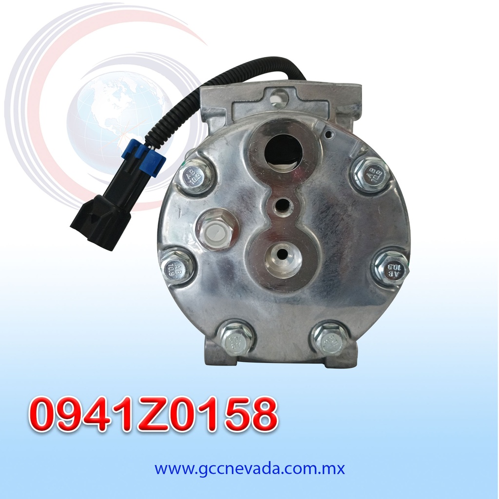COMPRESOR 709 SD7H15 4113/4142 TOMA VERTICAL MUFFLER PAD GH R-134-A T/P 2A 132MM 12V NEVADA ASIA