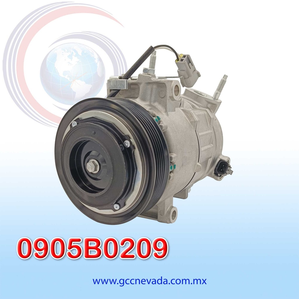 COMPRESOR RAM 1500 AÑO 14-18 / 1500 CLASSIC 19-23 / 4000 15-17 T/P R-134-A/R1234YF V8 5.7L 6PK 120MM 12V 7SBH17C NEVADA ASIA