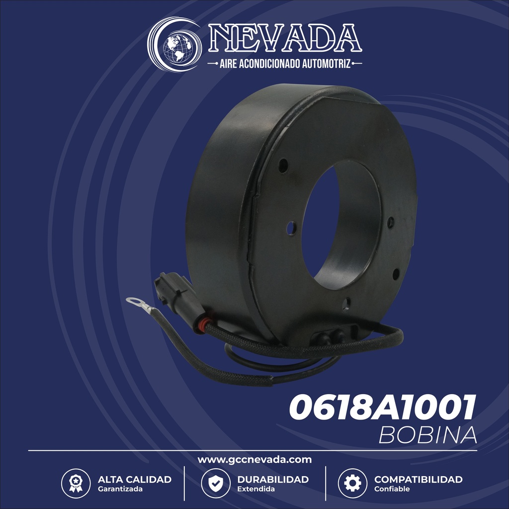 BOBINA TOYOTA COROLLA 1.6 AÑO 88/92 / LAND CRUISER 98/00 3F 12V 6P148 NEVADA ASIA