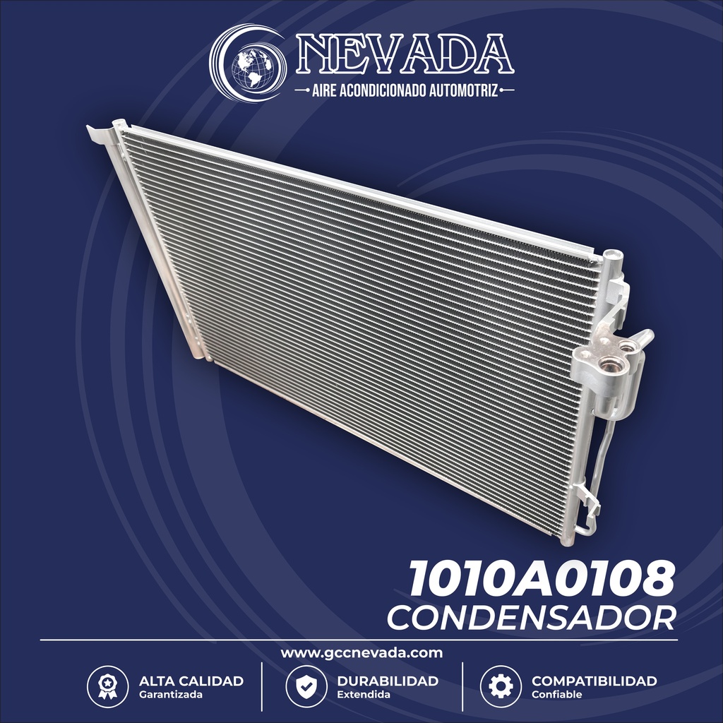 CONDENSADOR HYUNDAI ELANTRA AÑO 17/20 R-134-A C/FILTRO NEVADA ASIA