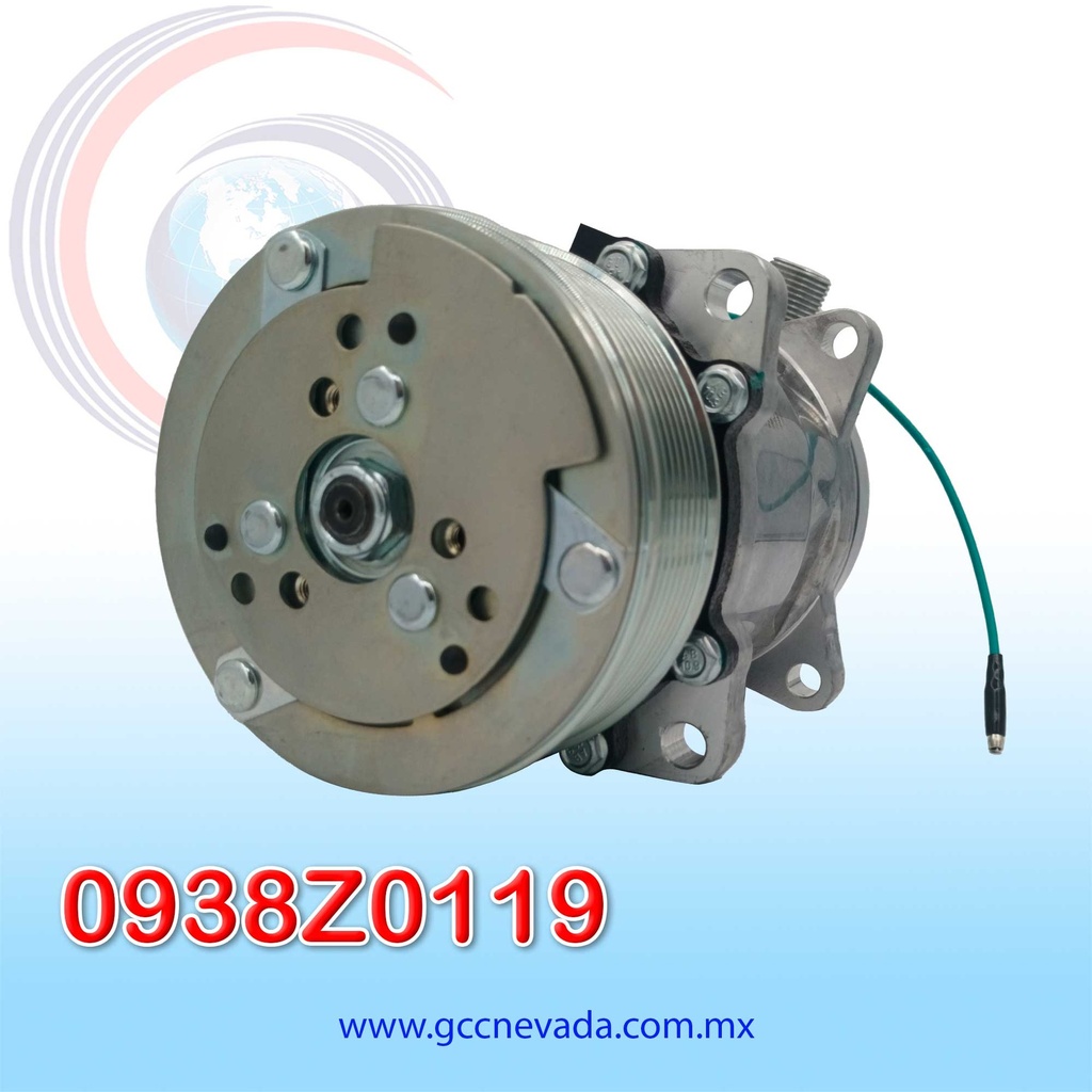 COMPRESOR 508 STD R-134-A 8 OREJAS ORING 24V 8PK NEVADA ASIA