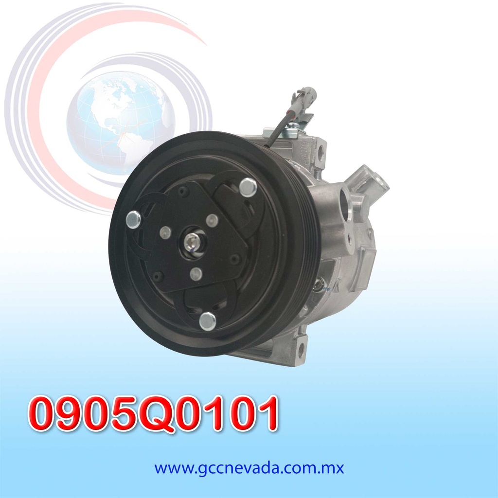COMPRESOR DODGE ATTITUDE AÑO 15-18 / MITSUBISHI MIRAGE 14-22 / MIRAGE G4 17-22  6PK 12V VCR08 NEVADA ASIA