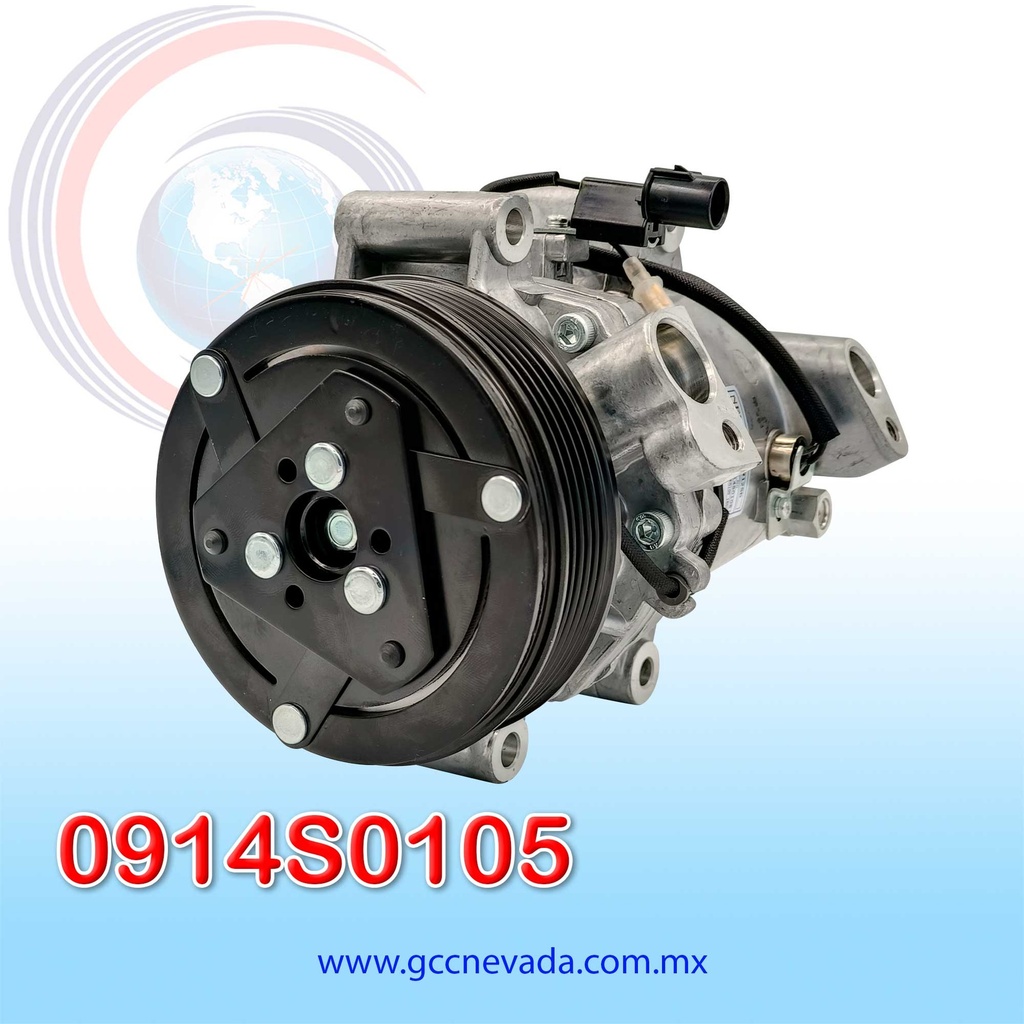 COMPRESOR MITSUBISHI L200 AÑO 09-20 5PK 12V CR12S (PISTON) NEVADA ASIA