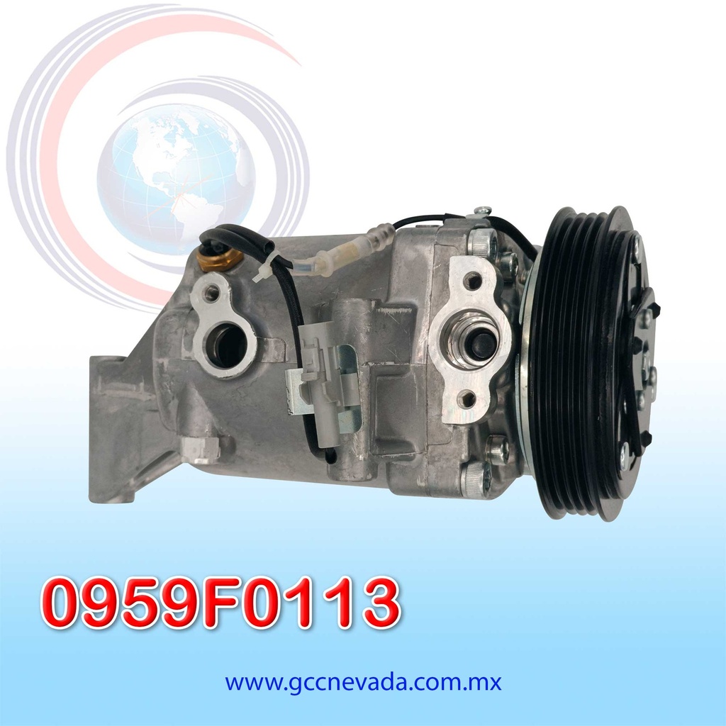 COMPRESOR SUZUKI SWIFT AÑO 17-18 T/P R-134-A 4PK 110MM 12V  CR08B NEVADA ASIA