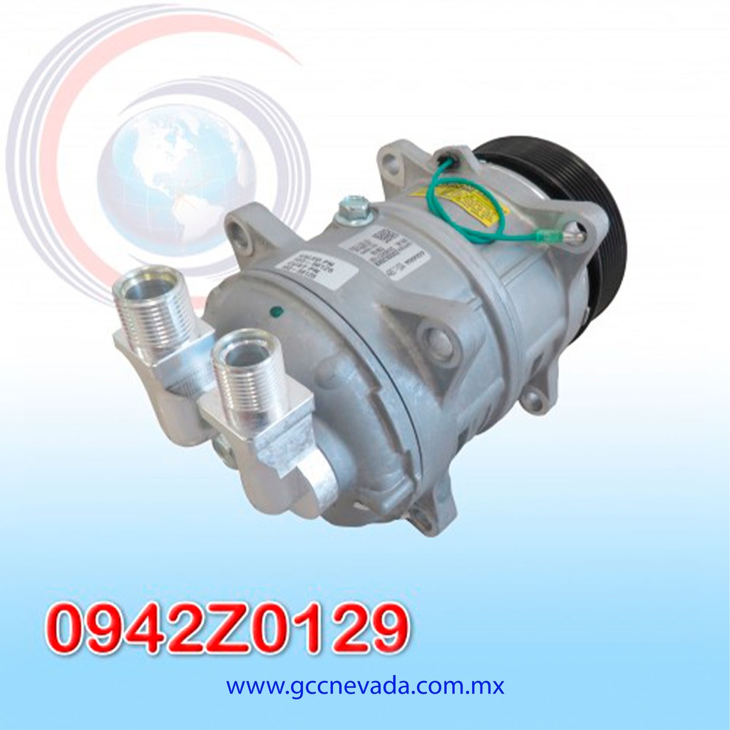 COMPRESOR SELTEC STD TM-16 OREJA 8PK R-134-A 24V JAPON