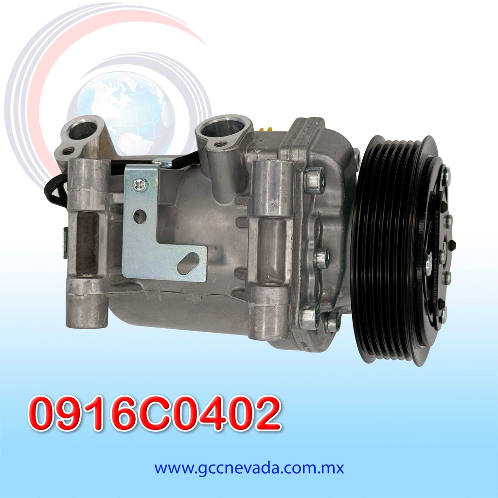 COMPRESOR PEUGEOT 301 AÑO 12-17 T/P R-134-A 6PK CR12 (CALSONIC) NEVADA ASIA