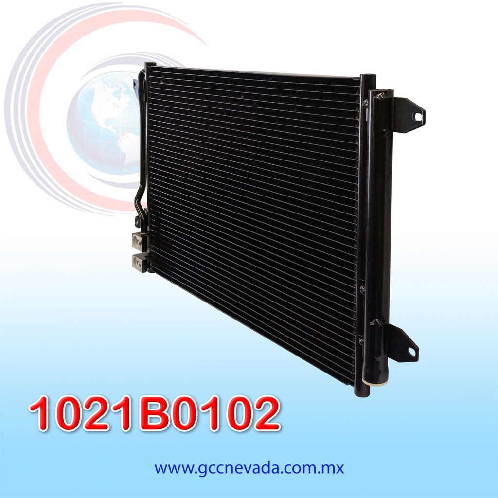 CONDENSADOR VOLKSWAGEN JETTA AÑO 16/18 1.4L / BEETLE 15/19 2.0L R-134A NEVADA ASIA