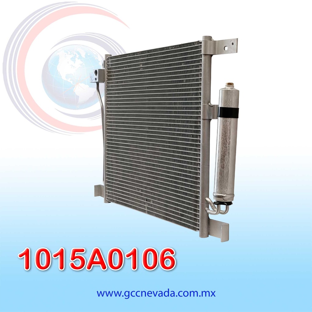 CONDENSADOR NISSAN SENTRA 1.6L AÑO 17/19 R-134-A NEVADA ASIA