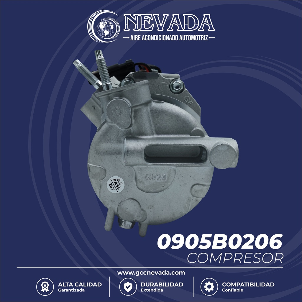 COMPRESOR RAM 1500 AÑO 11-13 / 2500/3500 11-24 / 4000 11-20 / 4500/5500 14-20 R-134-A T/P 6PK 124MM 12V 10SRE18C NEVADA ASIA