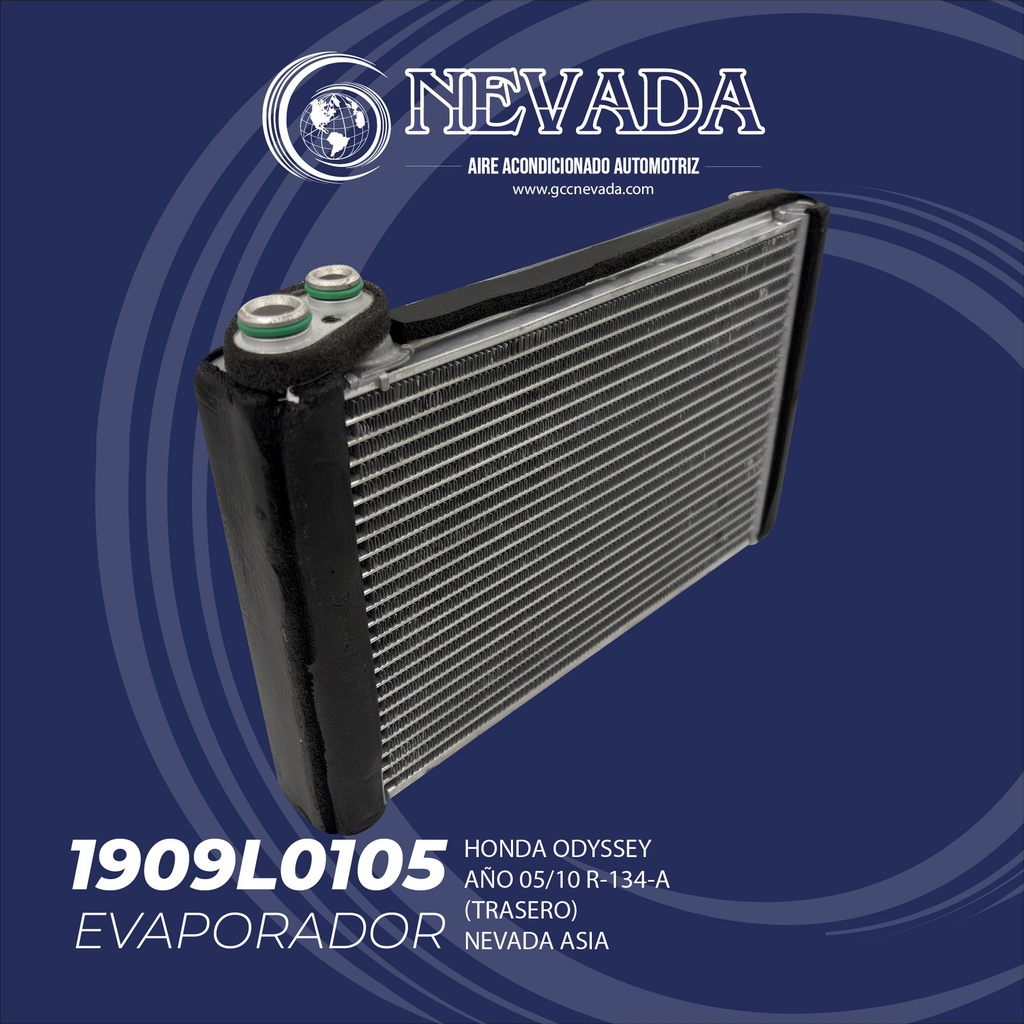 EVAPORADOR HONDA ODYSSEY AÑO 05/10 R-134-A (TRASERO) NEVADA ASIA
