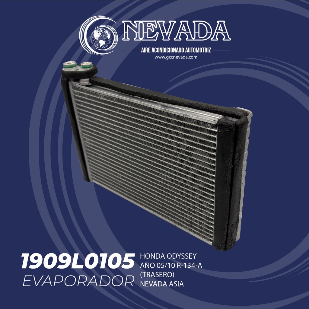 EVAPORADOR HONDA ODYSSEY AÑO 05/10 R-134-A (TRASERO) NEVADA ASIA