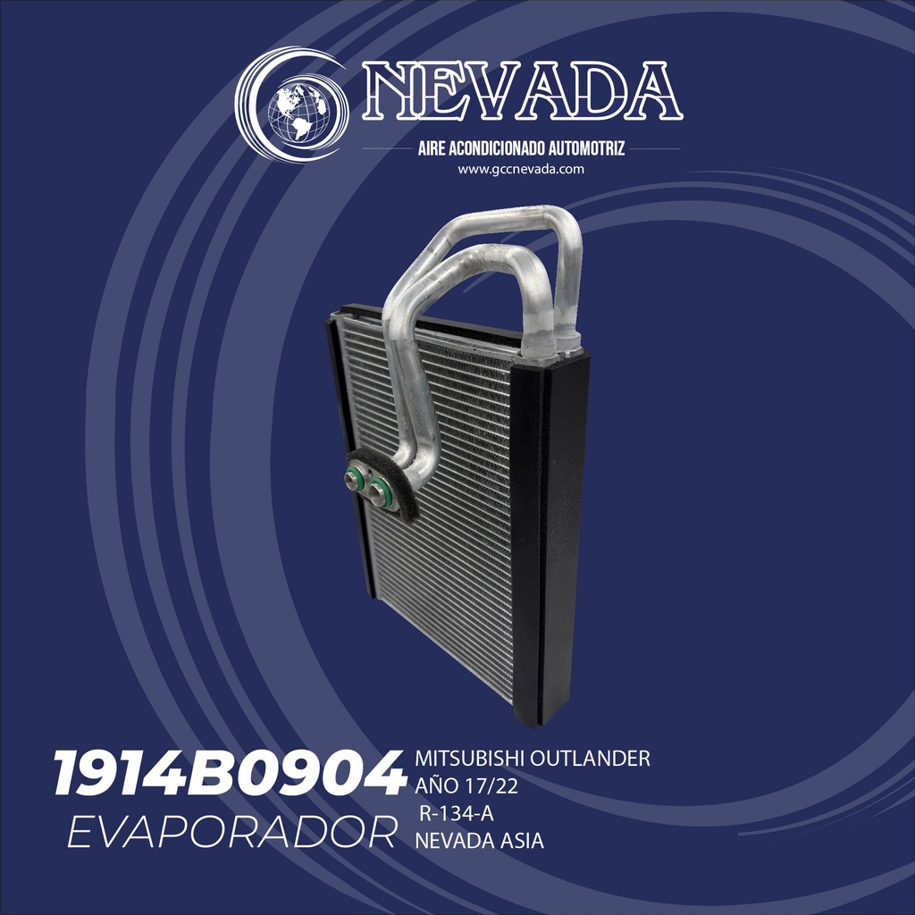 EVAPORADOR MITSUBISHI OUTLANDER AÑO 17/22 R-134-A NEVADA ASIA